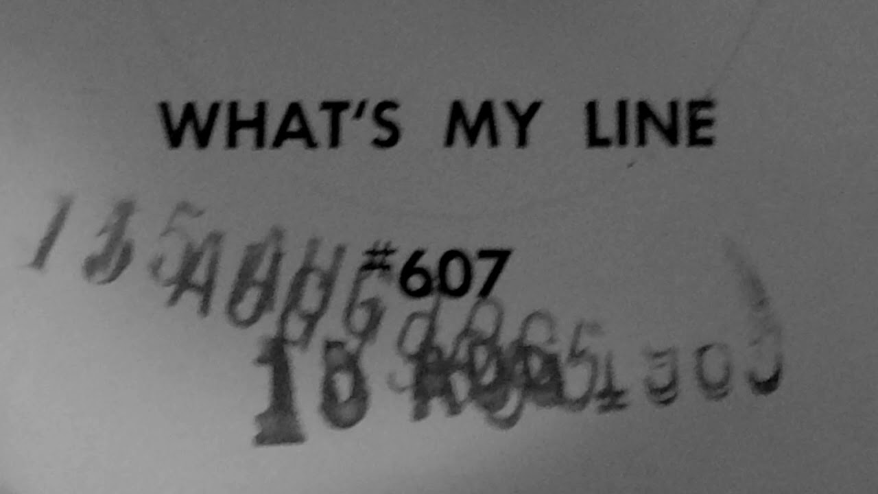 What's My Line? - May 2, 1965 (Radio Edit) Opening