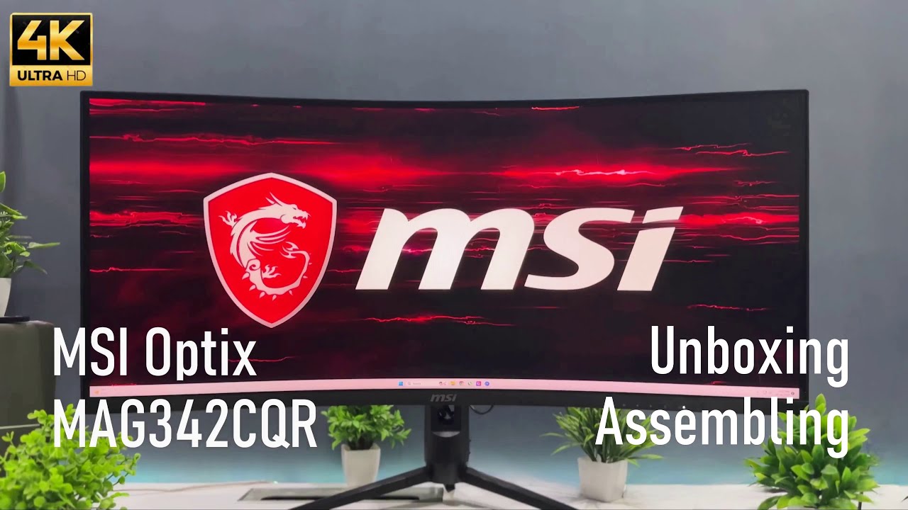 MSI Optix MAG342CQR | Unboxing and Assembling