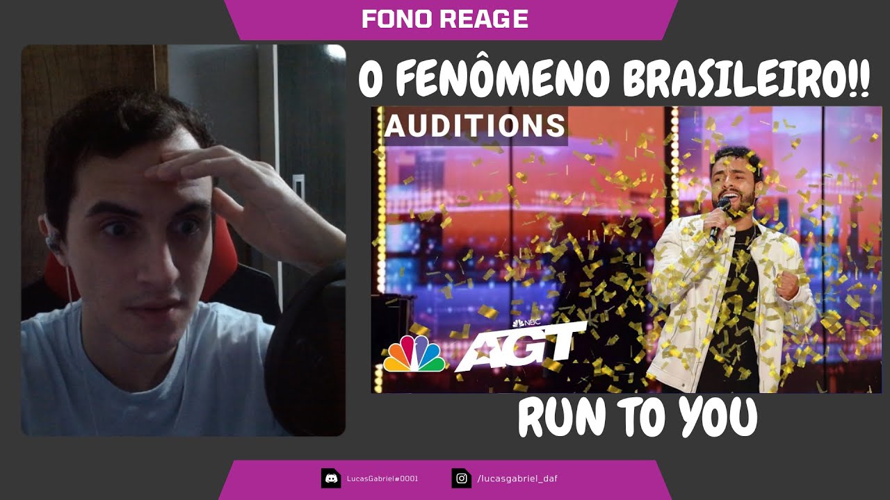 FONO REAGE #71 - A LENDA SURGE!! -  Gabriel Henrique (AGT) - (REACT)