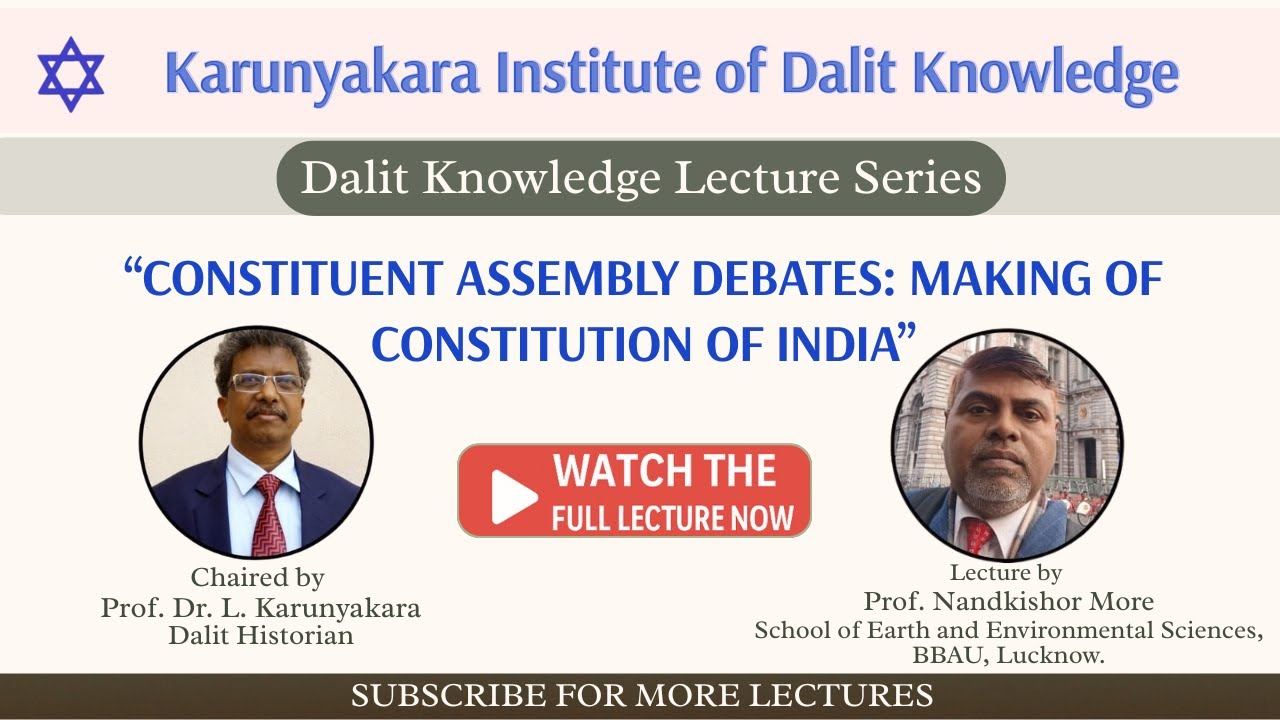 Constituent Assembly Debates: Making of Constitution of India | Prof. Nandkishor More | KIDK