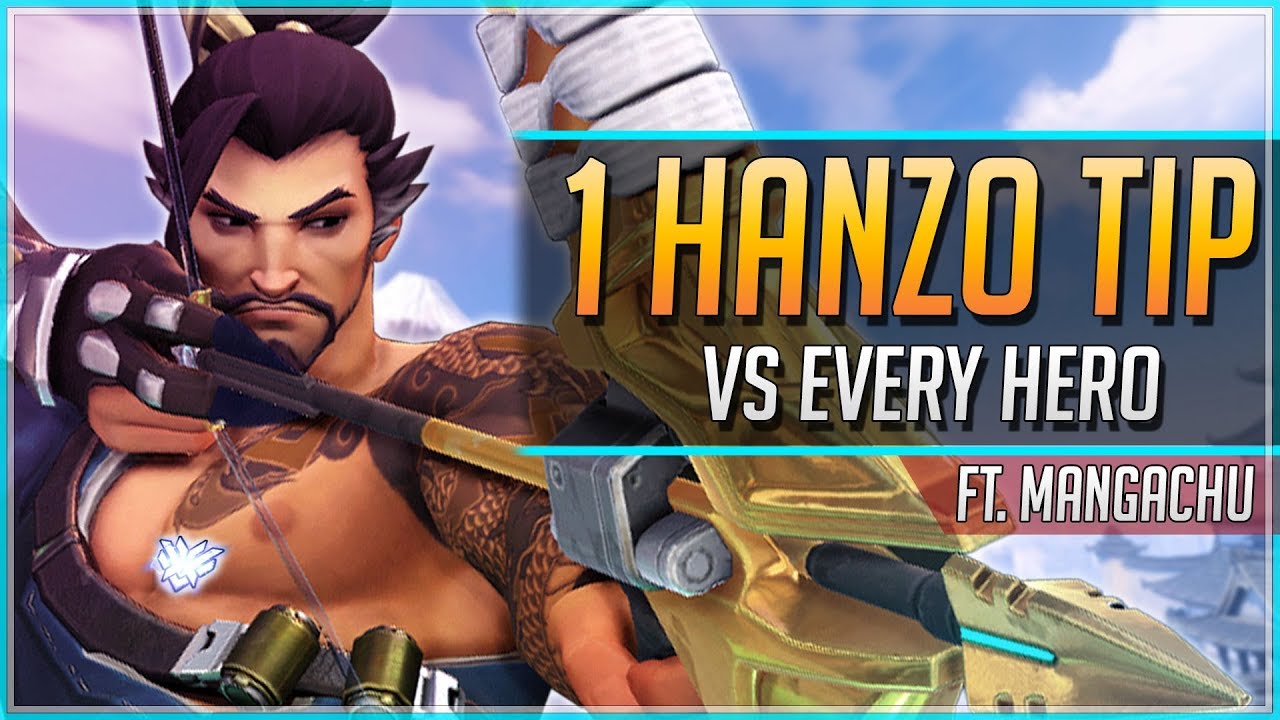 1 HANZO TIP for EVERY HERO ft. Mangachu