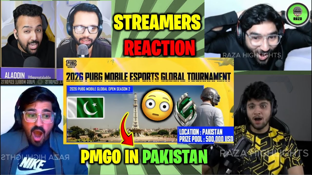 STREAMERS REACTION ON PMGO S2 2026 IN PAKISTAN 💚