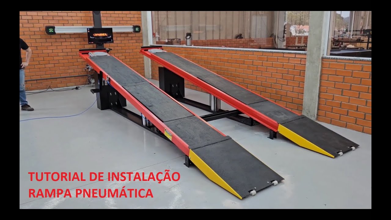Rampa de alinhamento pneumática ORZEL - Siga o passo a passo de montagem e instalação da rampa orzel