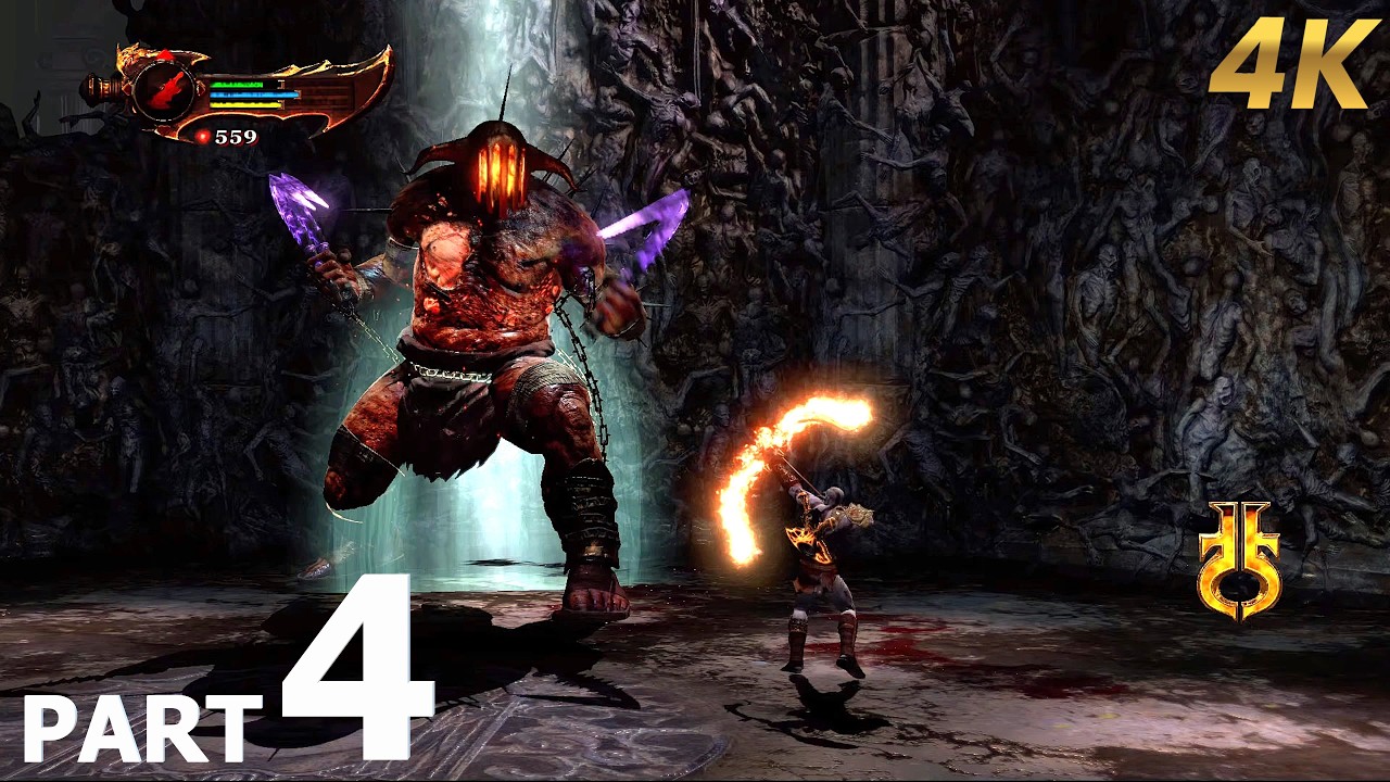 GOD OF WAR 3 Remastered: Full Walkthrough Gameplay Part 4 [ 4K ]