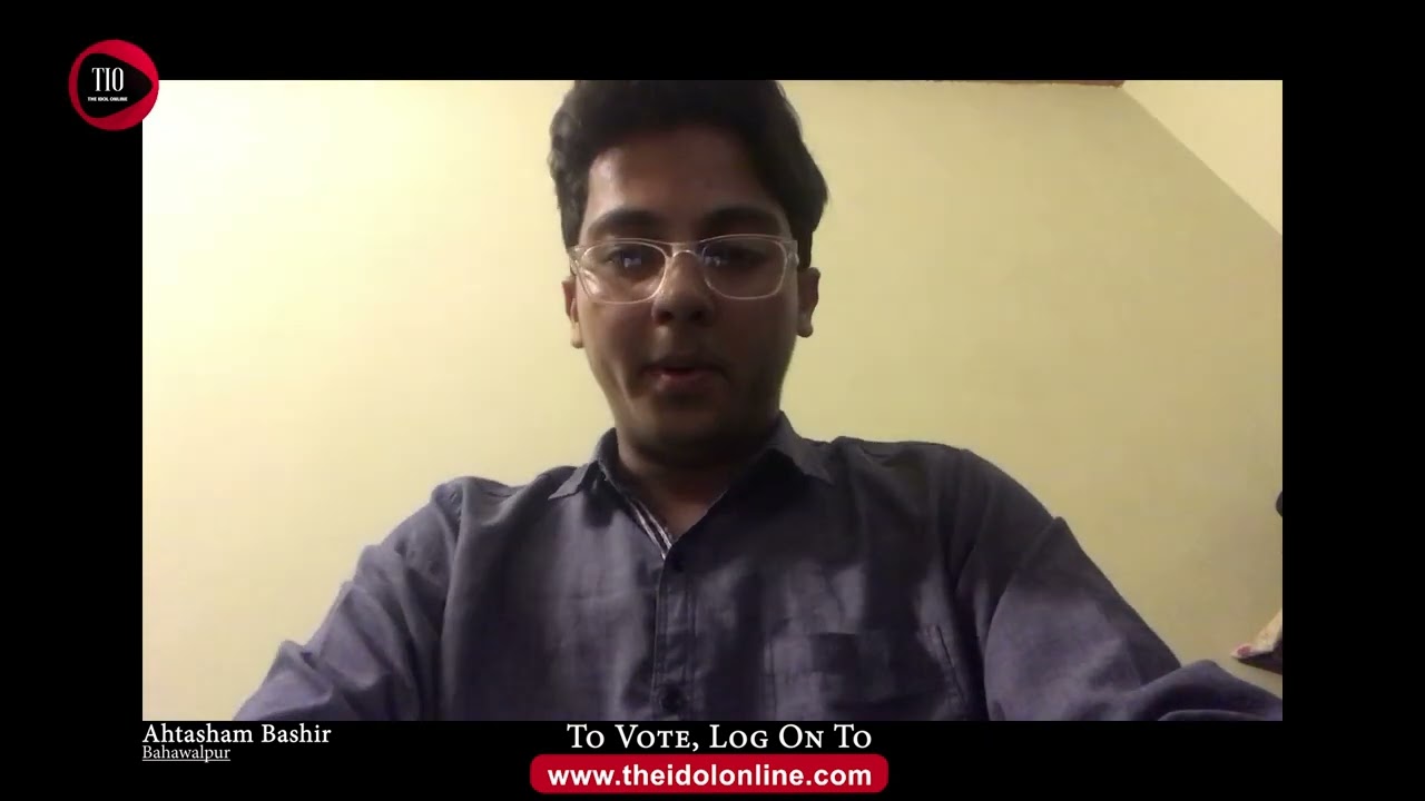 Ahtasham Bashir - The Idol Online - Live Singing Auditions | Golden Ticket #theidolonline