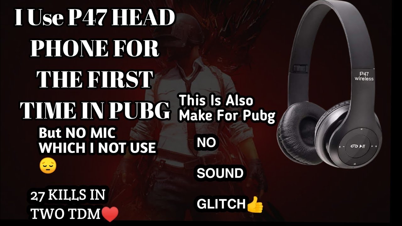 Today I Was Using P47 HeadPhone 🎧 For Pubg♥️ | Rayyan YT | PUBGM