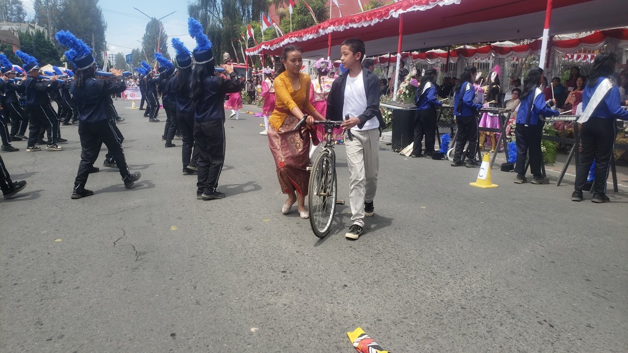 Display Drumband & Marching Band SMP Santo Xaverius 1 Kabanjahe 2025 - HUT RI ke-80