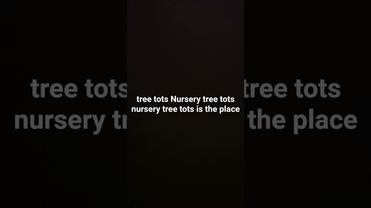 playojo & tree tots nursery