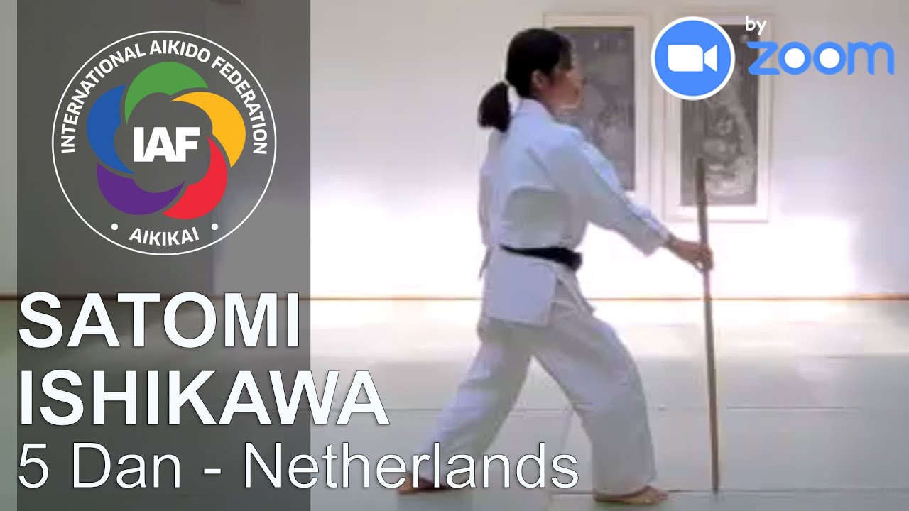 Satomi Ishikawa Sensei 5 Dan Zoom Aikido Class (Netherlands) - IAF campaign