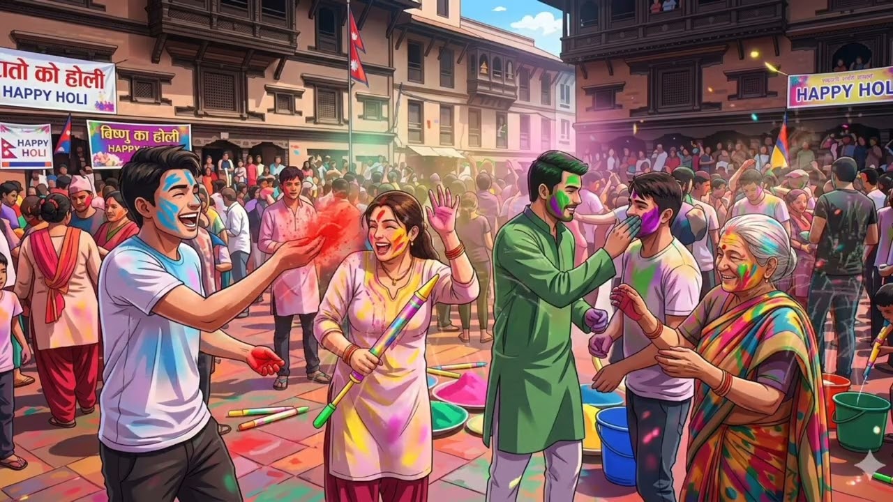 होलीको रङ्ग | Holi Song | Nepali Holi Song 2026 / 2082