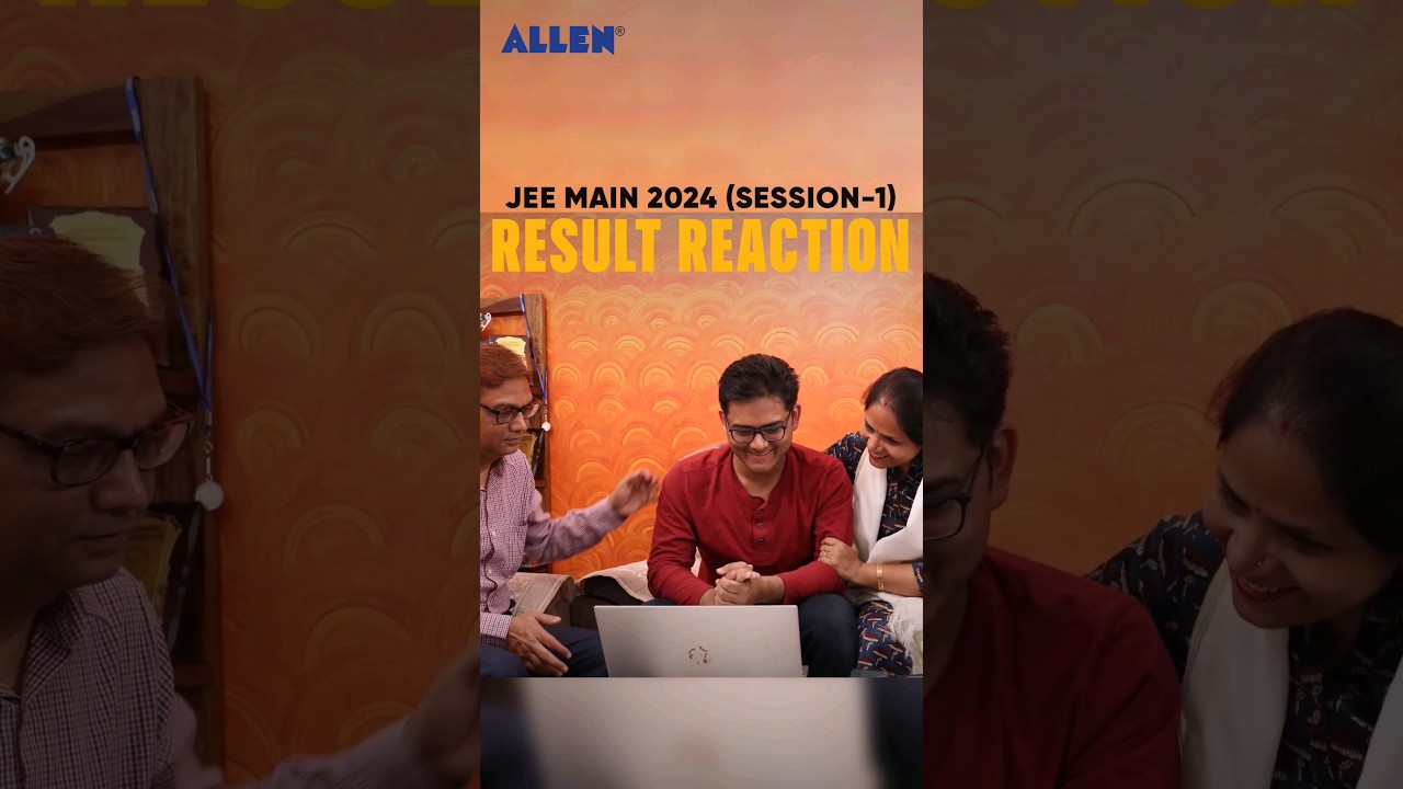 JEE Main 2024 (Session 1) Exam 😮 Result Reaction | Emotional Moments 