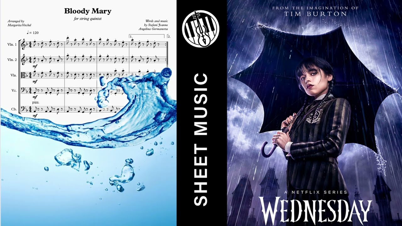 Wednesday Dance - Bloody Mary | Sheet Music for String Ensemble