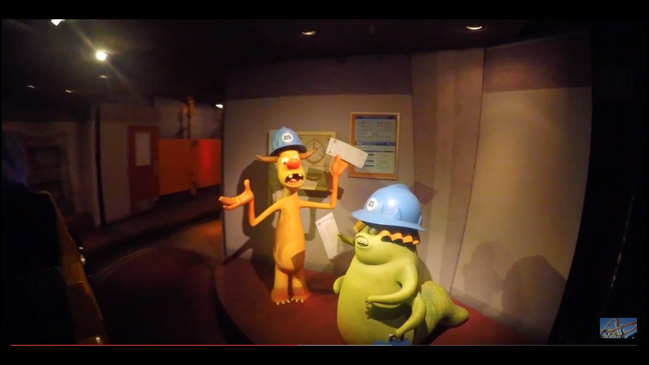 Monsters Inc. Ride - Mike and Sully to the Rescue! - California Adventure - 4K 2016 - Disneyland
