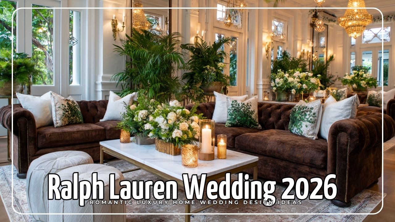 Luxury Wedding at Home: Timeless Ralph Lauren Inspired Celebration ✨
