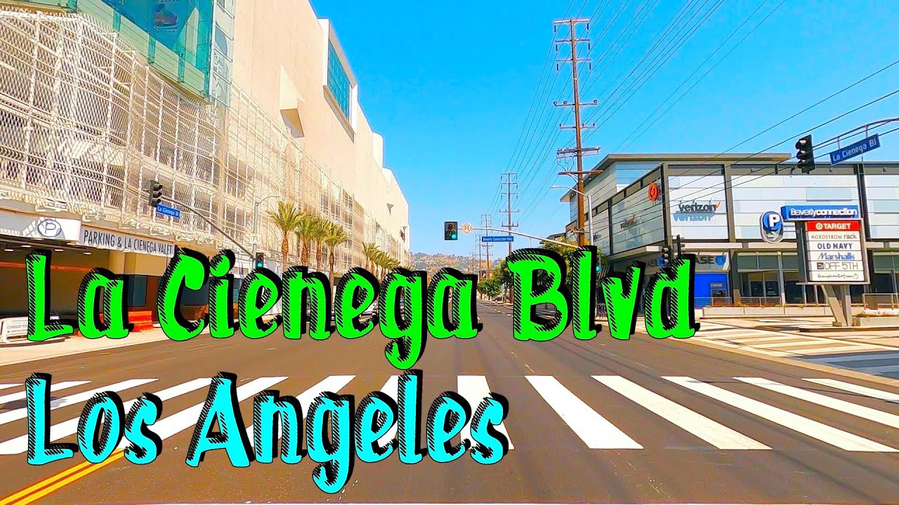 La Cienega Blvd, Hawthorne to West Hollywood! Los Angeles Street Driving Tours. HD