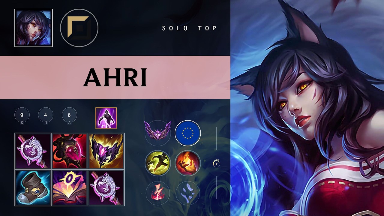 Ahri Top vs Sylas - EUW Master Patch 26.09