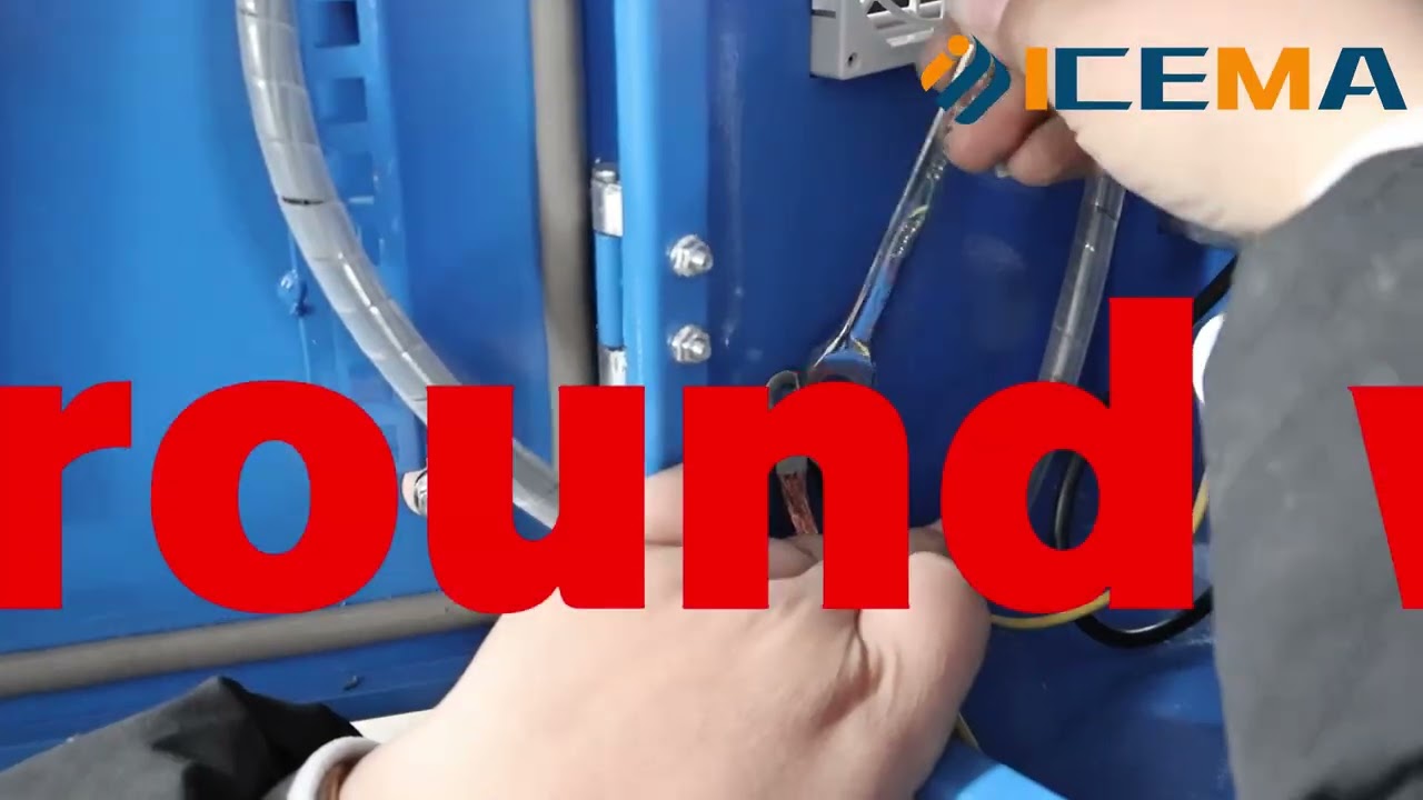 Water cooled cube ice machine