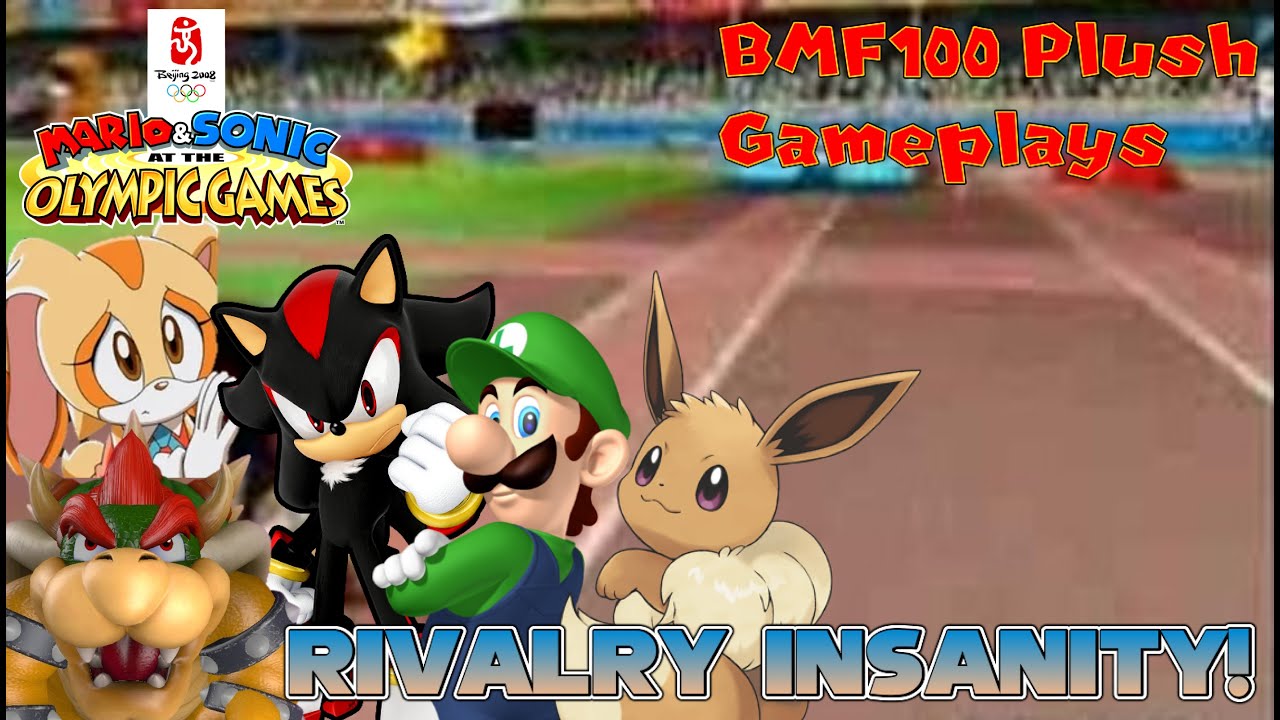 BMF100 Plush Gameplays: Mario & Sonic at the Olympic Games 4 Player Rivalry Showdown Gameplay!