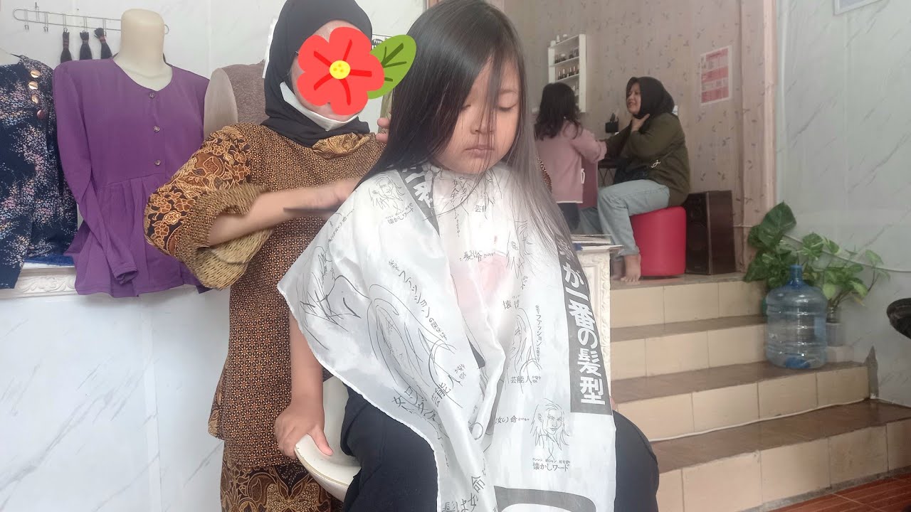 DRAMA KAKAK POTONG RAMBUT DI TEMENIN DEDE #viral #fypシ #salon 