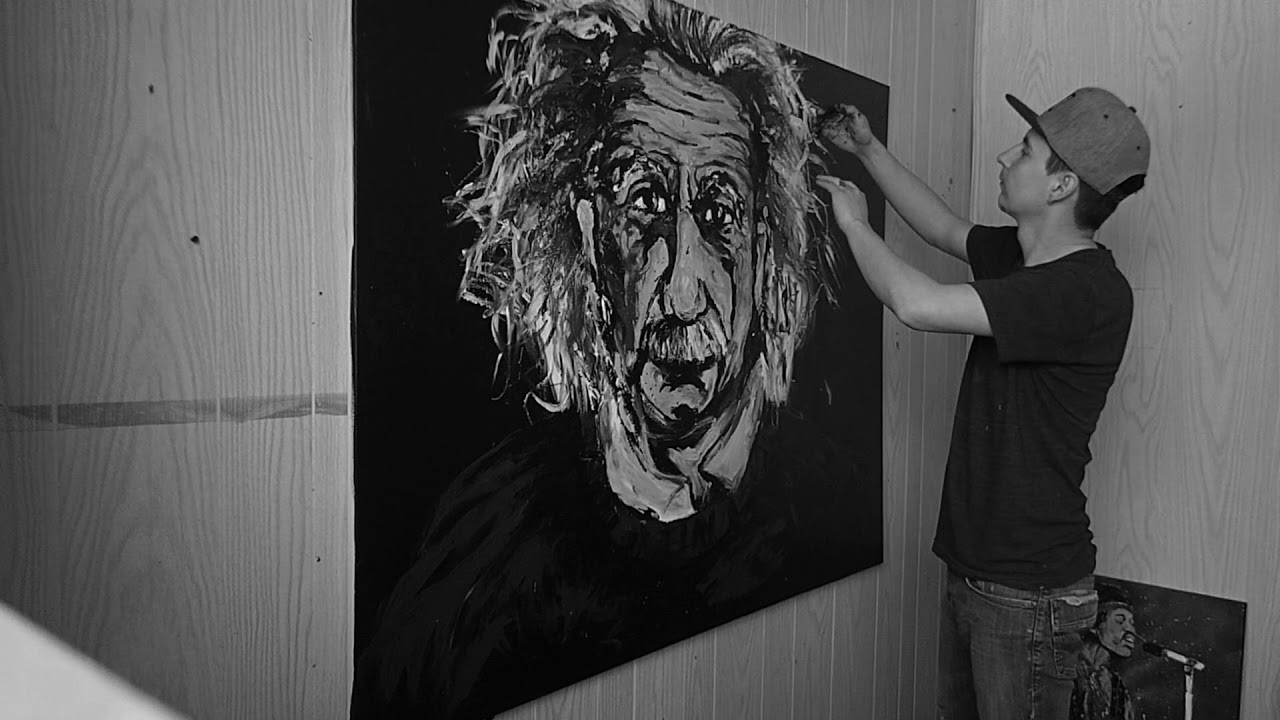 Einstein Fingerpainting