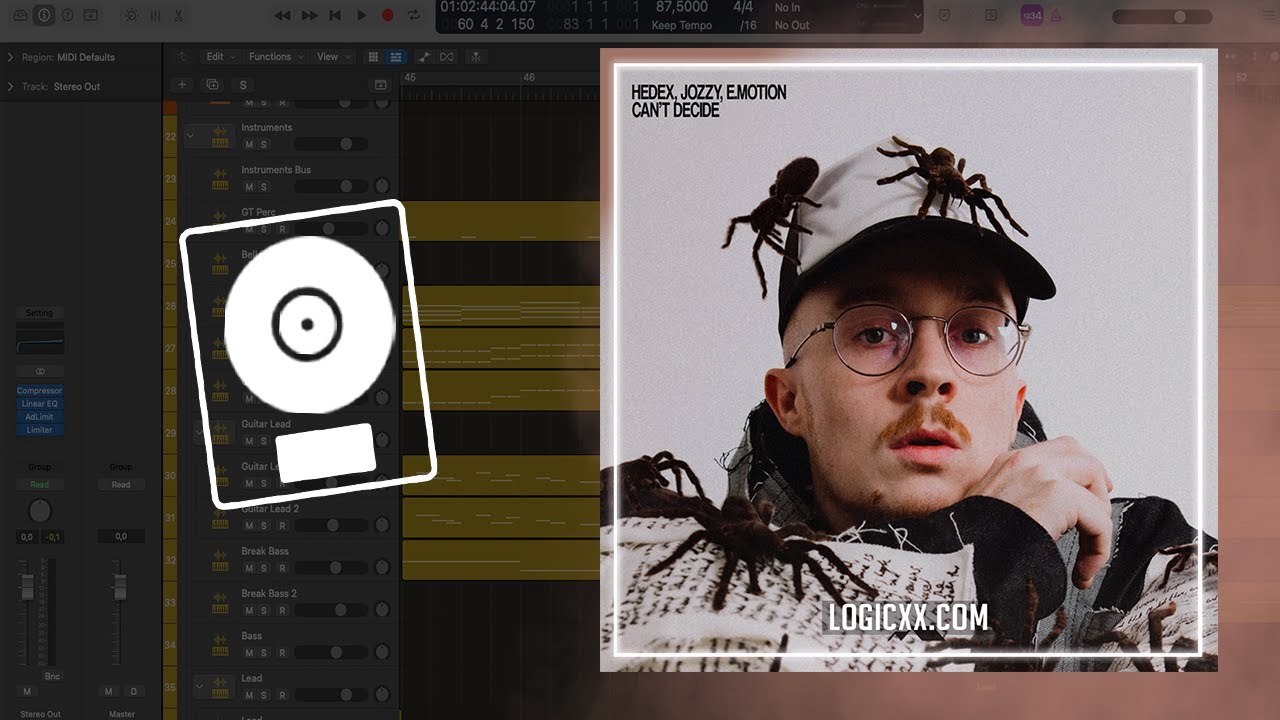 Hedex feat. Jozzy & e.motion - Can't Decide (Logic Pro Remake)