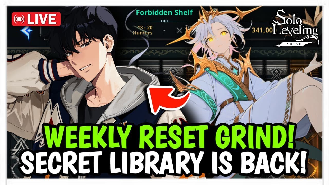 NEW EVENTS & WEEKLY RESET GRIND! SECRET LIBRARY IS BACK - Solo Leveling: Arise