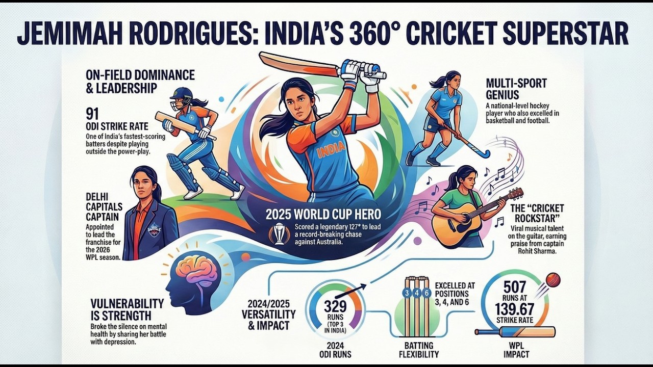 Jemimah Rodrigues: The Multi-Talented Resilience of a Cricket Icon | Opinion Unfiltered Podcast