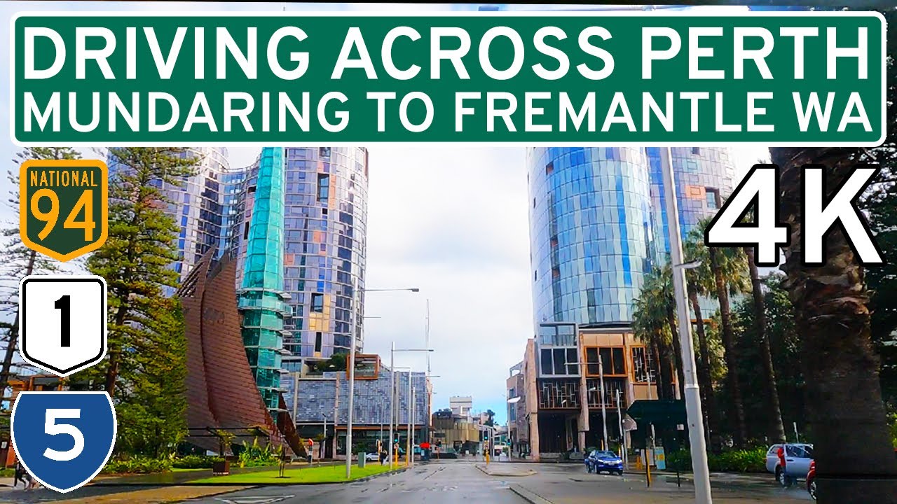 [4K] Drive across Perth 🇦🇺 - Mundaring to Fremantle, Western Australia - Relaxing POV