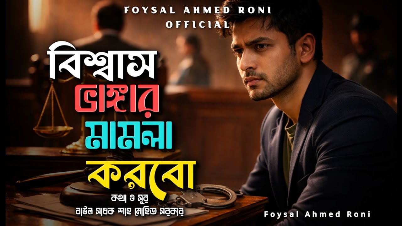 বিশ্বাস ভাঙ্গার মামলা করবো | Bisshas Vangar Mamla Korbo |Foysal Ahmed Roni | Bangla new song 2026