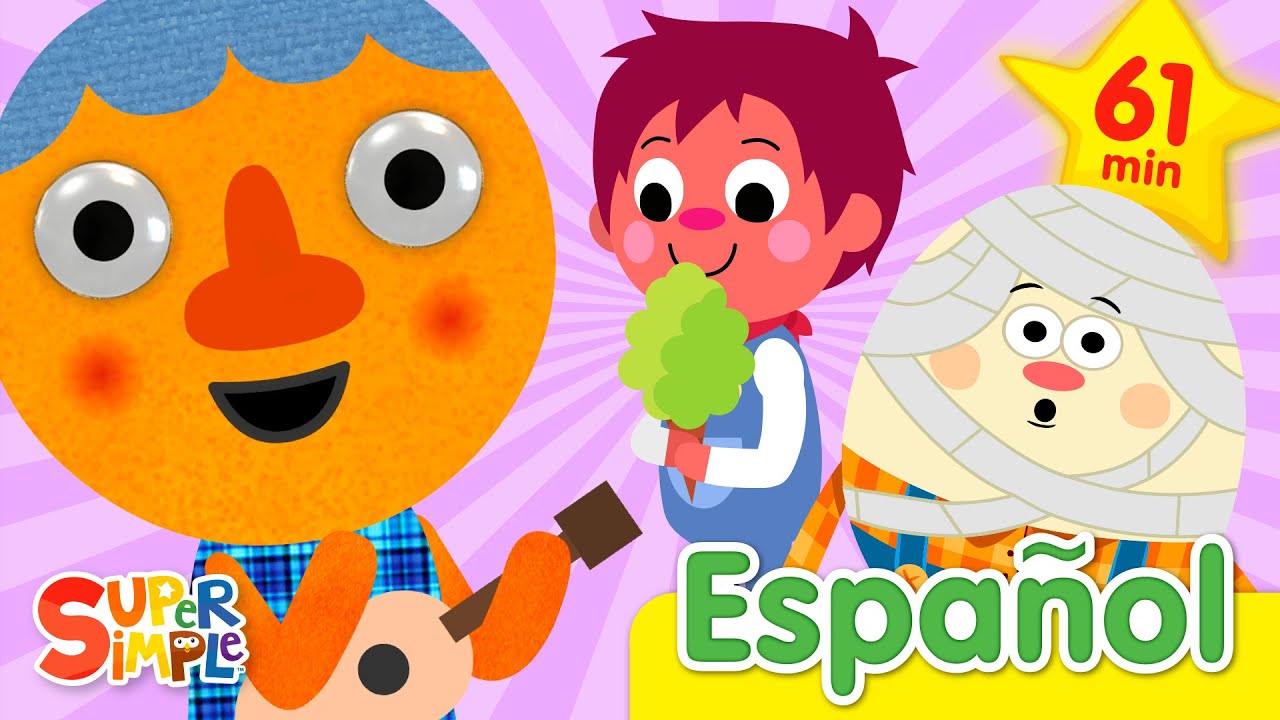 Super Simple Gracias Y Más | 1 Hora De Canciones Clásicas Para Niños | Super Simple Español