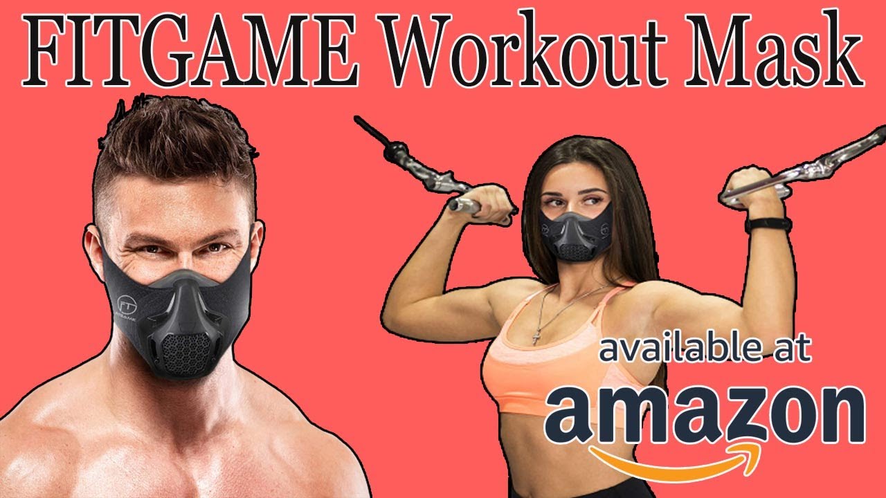 FITGAME Workout Mask | 24 Breathing Resistance Levels - Fitness Mask | Training in High Altitude