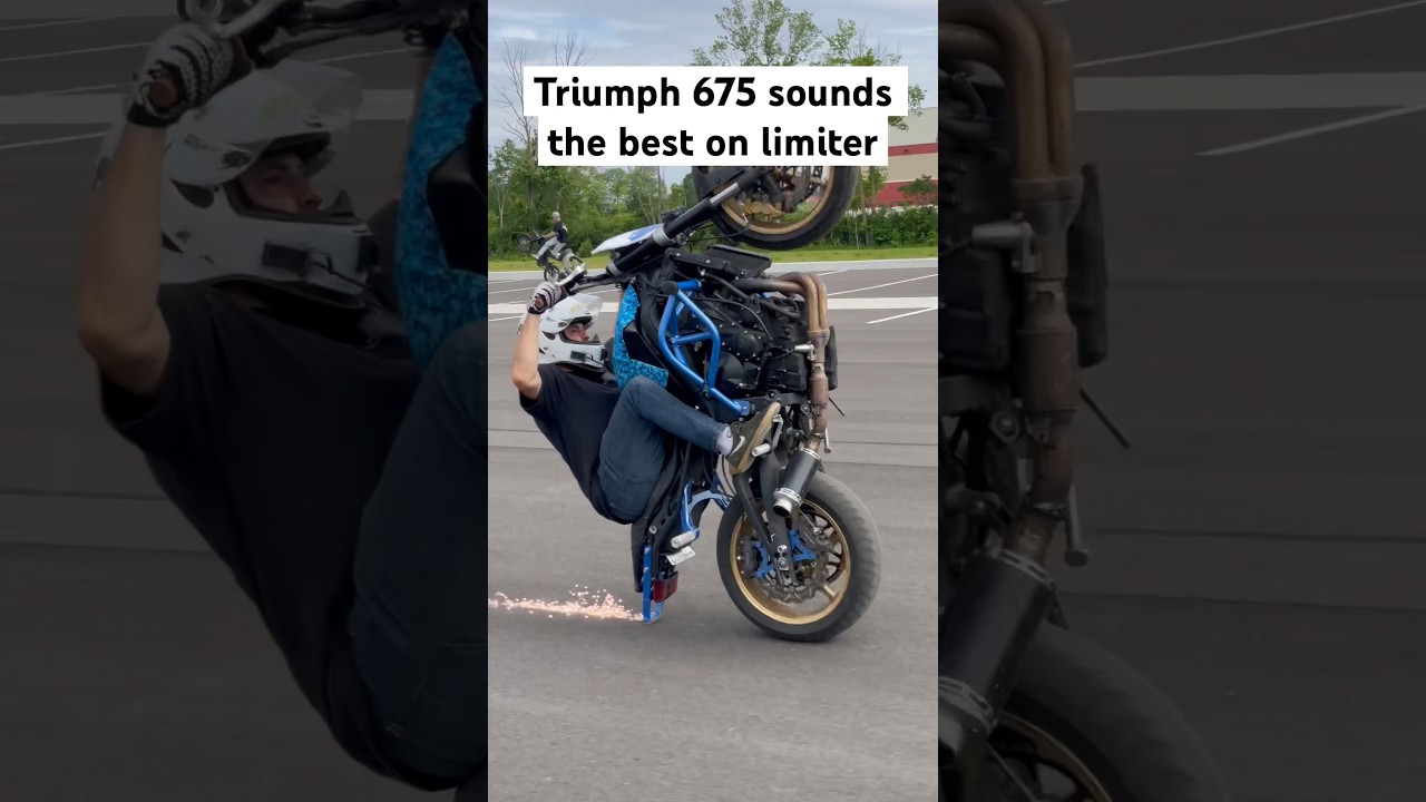 675 on top #wheelie #stunt #triumph #675 #bike #bikelife #stuntbike #motorcycle #photography