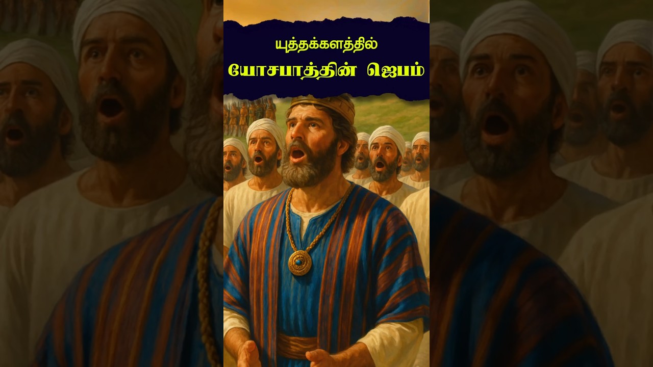 JEHOSHAPHAT'S PRAYER|| Tamil Christian Messages||BIBLE CHARACTERS||Peter Madhavan||BIBLE SCHOOL