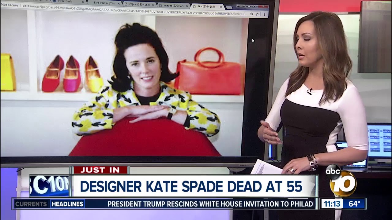 Designer Kate Spade dead at 55