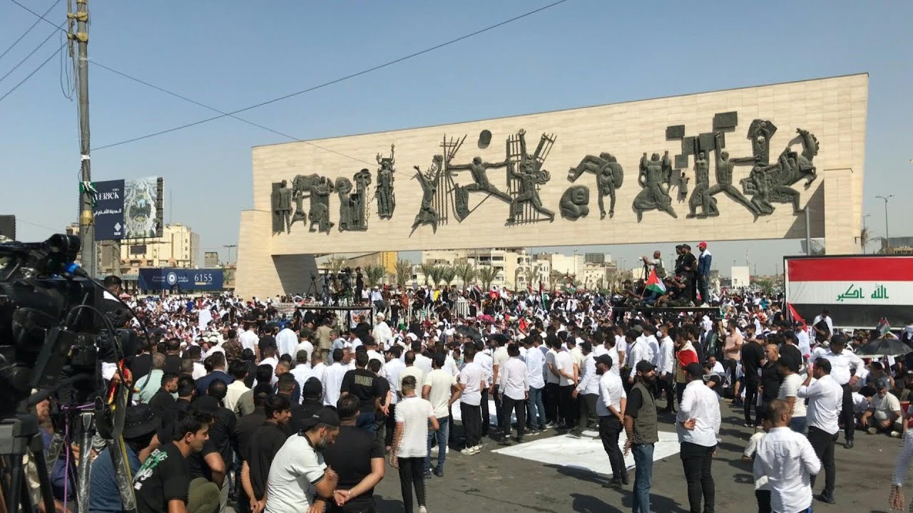 Thousands of Iraqis protest in Baghdad in support of Palestinians | AFP