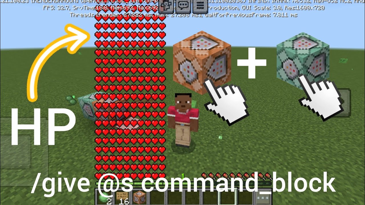 Minecraft HP.9999999 /give @s command_block 2026