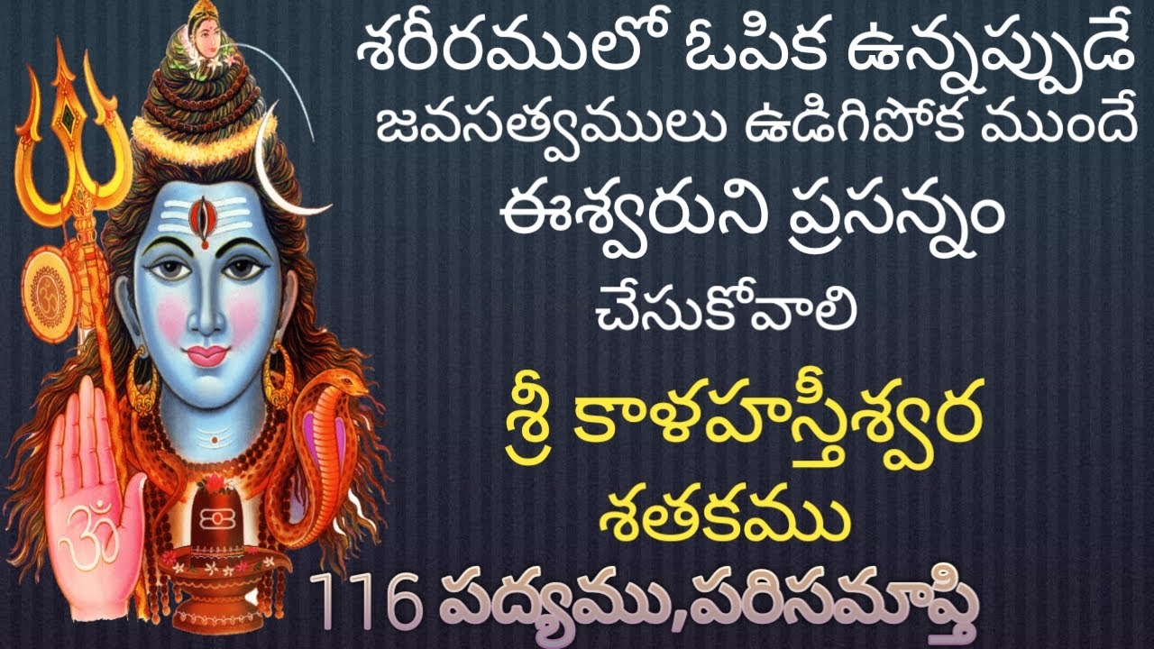 SSRI KALAHASTHISWARA SATHAKAM/PART 29