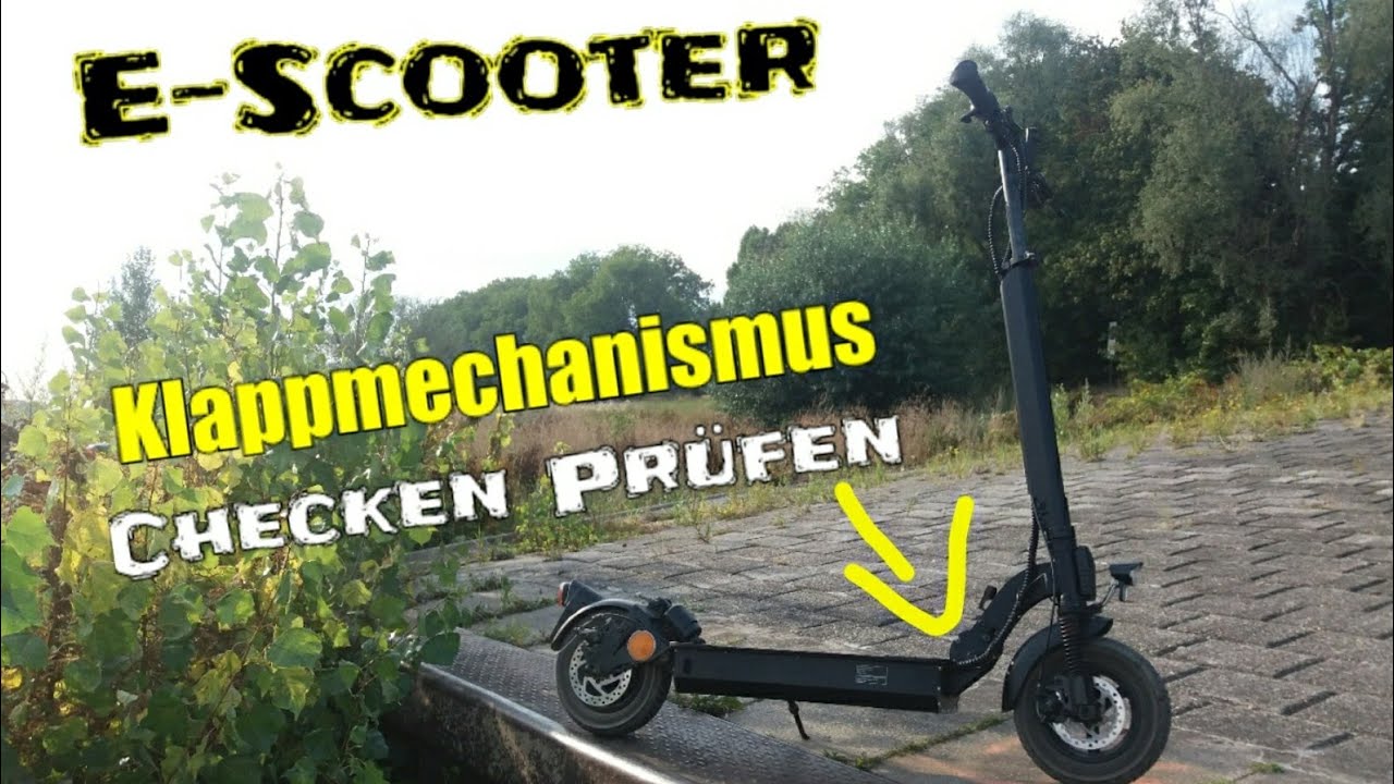 E-Scooter Klappmechanismus locker lose defekt 🤔 Blus Stalker