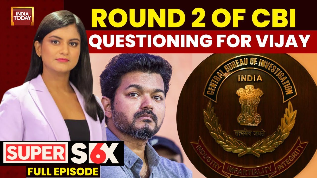 Karur Stampede: Vijay Questioned by CBI | Tamil Nadu Election 2026 | Super Six | Akshita NandaGopal