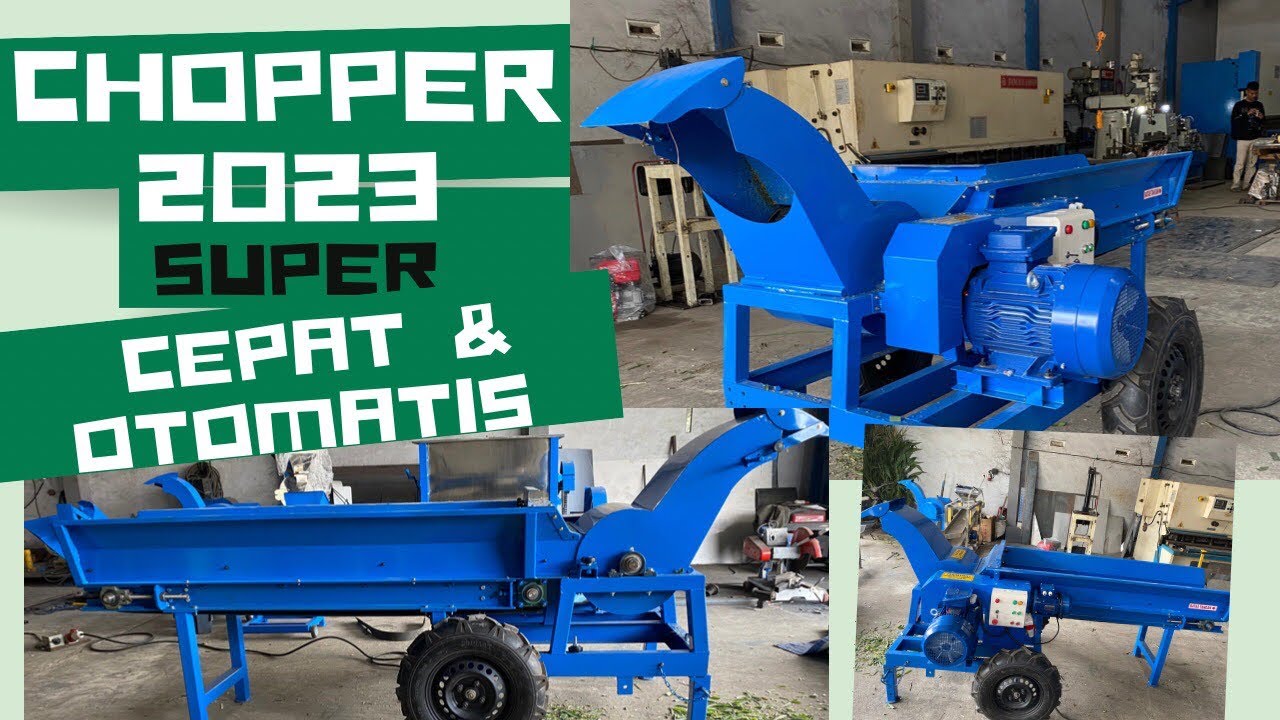 Mesin chopper pencacah rumput|| mesin chopper tipe cobra P37 || tipe conveyor