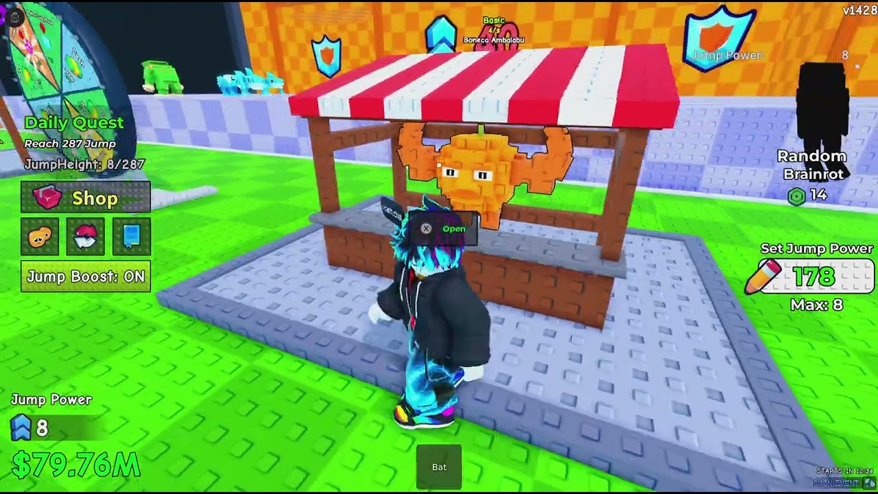 Playing jump for brainrots