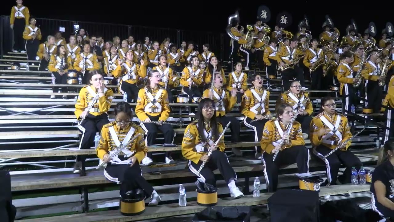 Nederland High School Band (October 13, 2023) performs the Nederland Fight Song