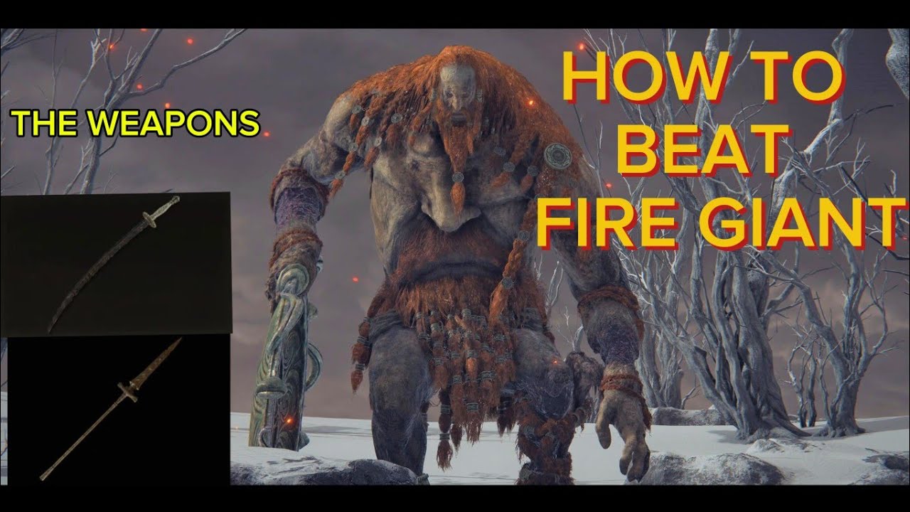 HOW TO BEAT FIRE GIANT lll ELDEN RING
