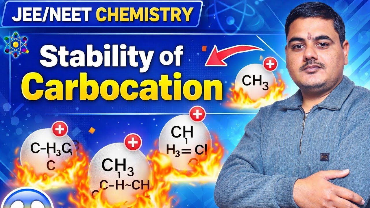 Stability of carbocation |carbocation ki stability 