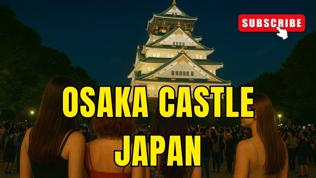 Osaka Castle Night View