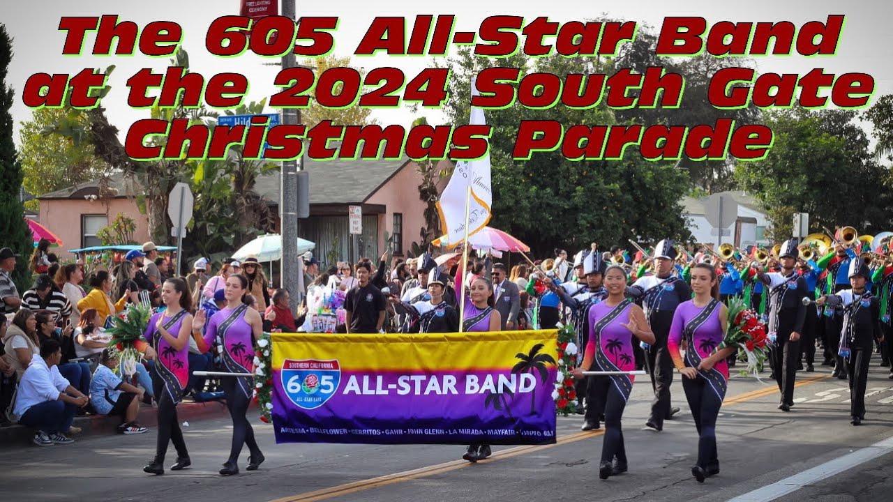 The 605 All-Star Band at the South Gate Christmas Parade 12/8/24