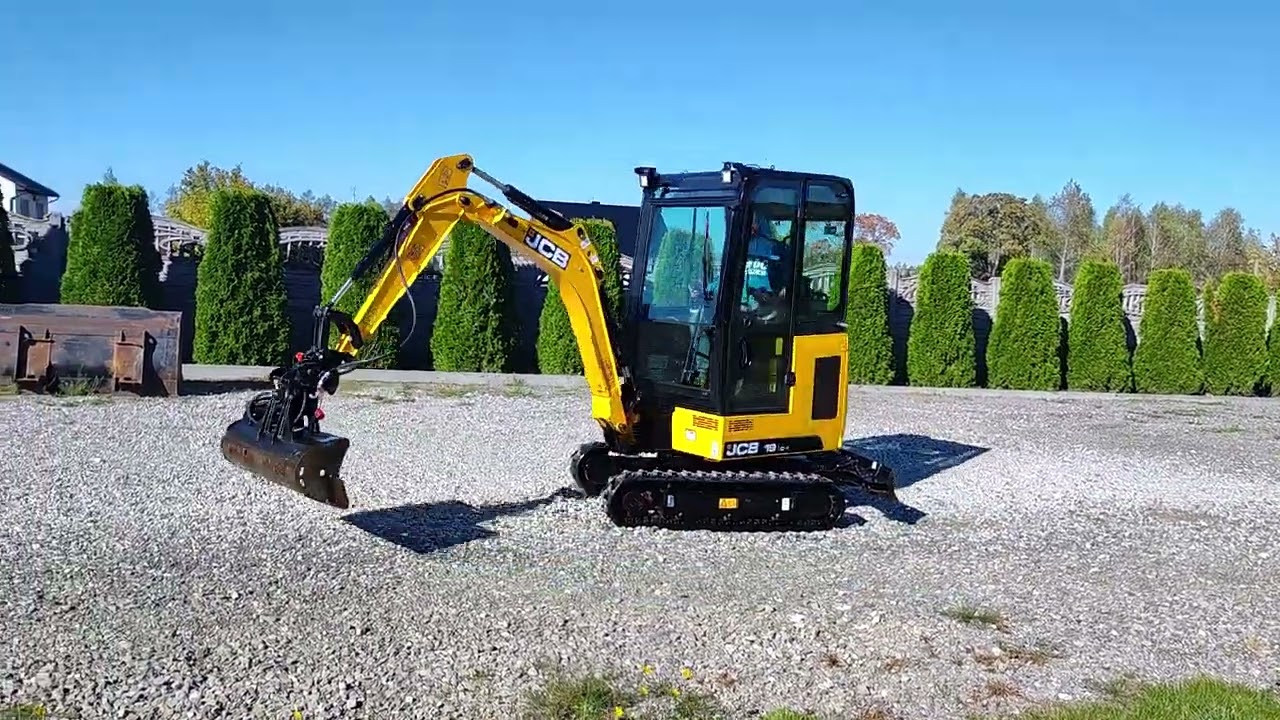 Prezentacja JCB 19C-1 2022r  594 MTH GOODBER maszyny