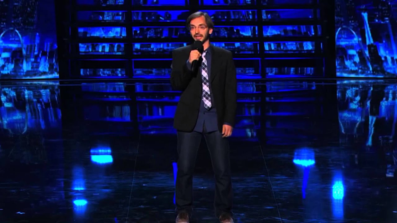 America's Got Talent 2015 - Myq Kaplan Comedian Shares His Pickup Lines