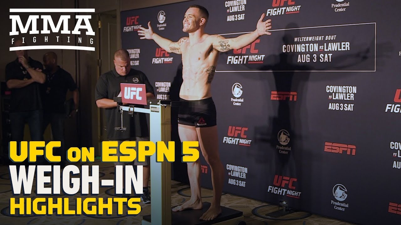 UFC on ESPN 5 Weigh-In Highlights - MMA Fighting