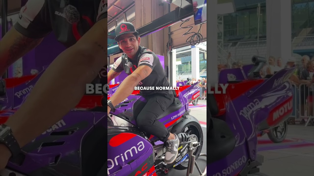 Jorge Mart&iacute;n explains how lowering the rear of the MotoGP bike boosts acceleration! 🏍️💨